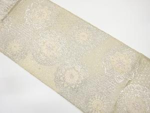 アンティーク　服部織物製　オリエント更紗模様織出し袋帯